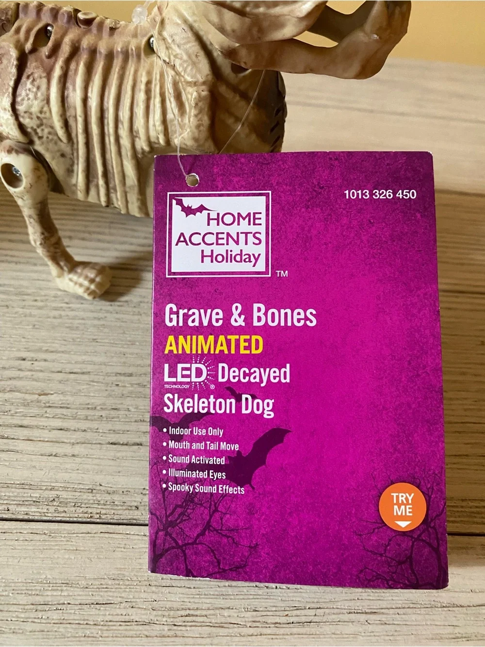Home Accents Grave & Bones Animated Skeleton Dog